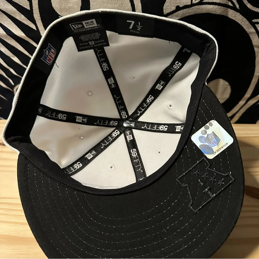 Baltimore Ravens Football Vintage Style 7 1/2 Fitted Hat - Picture 6 of 6